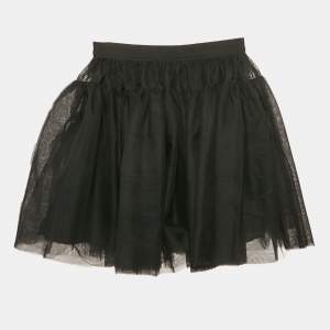 Dolce & Gabbana Kids Black Tulle Gathered Skirt 5 Yrs 