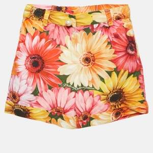 Dolce & Gabbana Multicolor Floral Cotton Shorts 4-5 Yrs 
