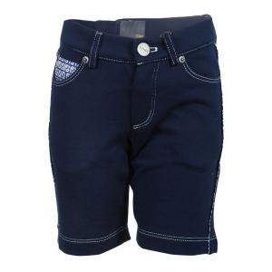 Fendi Kids Navy Blue Zucchino Detail Shorts 8 Yrs 