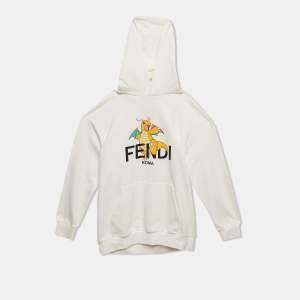 Fendi x FRGMT x Pokémon White Printed Cotton Hoodie 12 Yrs 