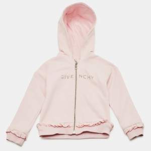 Pre Owned هودي قطن بشعار وردي للأطفال من جيفنشي 3 سنوات