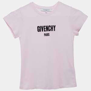 Givenchy Pink Logo Print Jersey T-Shirt (8 Yrs)