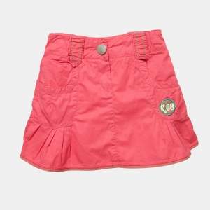 Pre Owned Kenzo Kids Pink Cotton Pleated Mini Skirt 5Yrs