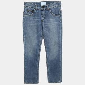 Lanvin Kids Blue Denim Skinny Jeans 8 Yrs Waist 22'