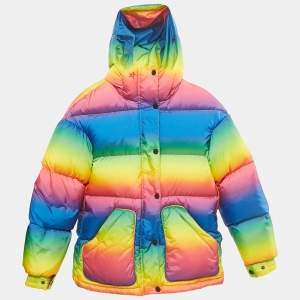 مملوكة مسبقًا Perfect Moment Girls Rainbow Down-Fill Ski Jacket 12Yrs