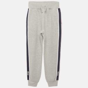 Pre Owned Polo Ralph Lauren Kids Grey Cotton Joggers M/8-10Yrs