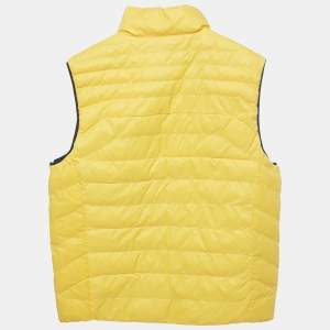 Pre Owned Polo Ralph Lauren Boys Yellow/Blue Nylon Puffer Vest L/14-16Yrs