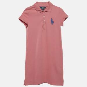 Polo Ralph Lauren Kids Pink Pique Polo Dress 8-10 Yrs