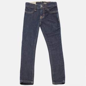 Polo Ralph Lauren Kids Navy Blue Denim Aubrie Legging Jeans 6 Yrs