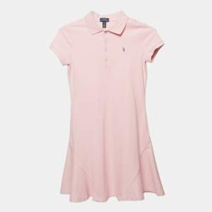 Polo Ralph Lauren Kids Pink Cotton Flare Polo Dress 12-14 Yrs