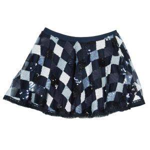 Roma e Tosca Navy Blue Sequin Embellished Skirt 12 Yrs 