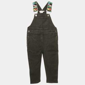 Pre Owned Stella McCartney Kids Black Denim Jumpsuit 3 Yrs