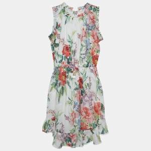 Zimmermann White Floral Printed Cotton Dress (10 Yrs)