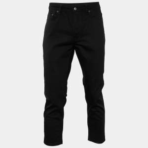 Acne Studios Black Denim Straight Leg Jeans L