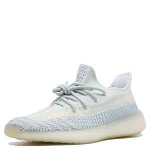 Pre Owned Yeezy 350 V2 Cloud White Sneakers Size 42 2/3