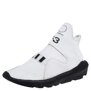 Y3 x Adidas Yohji Yamamoto White Neoprene And Mesh Suberou Sneakers Size 44