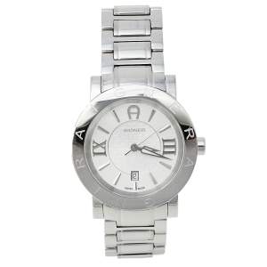 Aigner Silver Stainless Steel Cortina A26000 Men's Wristwatch 41 mm