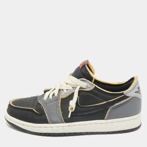 Air Jordans Multicolor Leather Jordan 1 Low OG Bleached Coral Sneakers Size 40