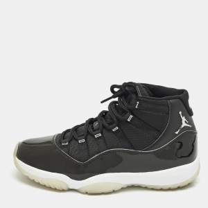 Pre Owned حذاء رياضي إير جوردان جاك تي آر جامبمان جلد سويدي وقماش بني / أسود "دارك موكا" ترافيس سكوت مقاس 42