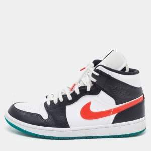 Air Jordan Multicolor Leather Jordan 1 Mid Alternate High Top Sneakers Size 44.5