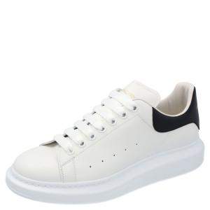 Alexander McQueen White Leather Oversized Sneakers Size EU 41