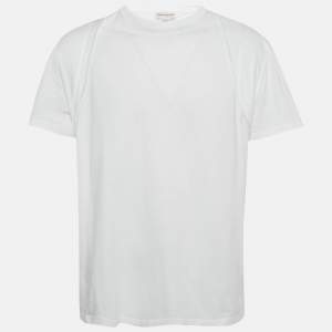 Pre Owned تـي شـيـرت أليـكـسـانـدر مـاكـويـن طـبـاعـة جـمـجـمـة أبـيـض مـقـاس صـغـيـر - إكـس سـمـال