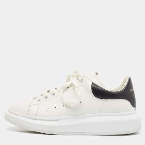 Alexander McQueen White Leather Oversized Sneakers Size 41