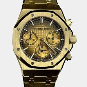 Audemars Piguet Gold 18k Yellow Gold Royal Oak 26240BA Automatic Men's Wristwatch 41 mm