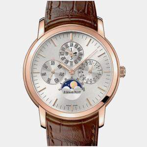 Audemars Piguet Jules 26390OR.OO.D088CR.01 Automatic Silver 18k Rose Gold Men's Wristwatch 41 mm