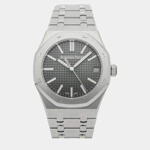 Audemars Piguet Grey Stainless Steel Royal Oak 15510ST.OO.1320ST.10 Automatic Men's Wristwatch 41 mm