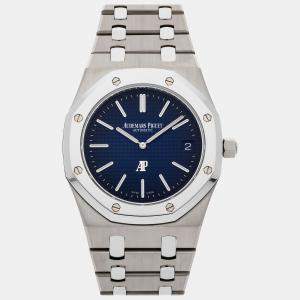 Audemars Piguet Blue Titanium Royal Oak 15202IP.OO.1240IP.01 Automatic Men's Wristwatch 39 mm