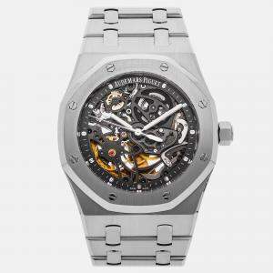 Audemars Piguet Skeleton Stainless Steel Royal Oak  Automatic Men's Wristwatch 39 mm