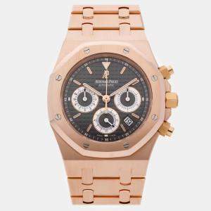 Audemars Piguet Rose Gold Royal Oak Chronograph Automatic Men's Wristwatch 39 MM
