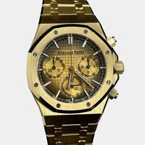 Audemars Piguet Gold 18k Yellow Gold Royal Oak 26240BA Automatic Men's Wristwatch 41 mm