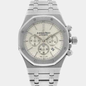 Audemars Piguet Silver Stainless Steel Royal Oak 26320ST.OO.1220ST.02 Automatic Men's Wristwatch 41 mm