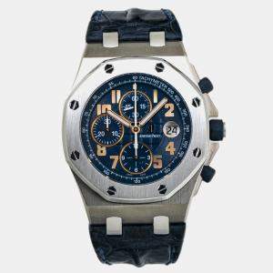 Audemars Piguet Blue Titanium Royal Oak Offshore 26365IS.OO.D305CR.01 Automatic Men's Wristwatch 42 mm