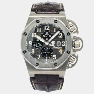 Audemars Piguet Royal Oak Offshore 25863TI T3 Automatic Grey Titanium Men's Wristwatch 48mm