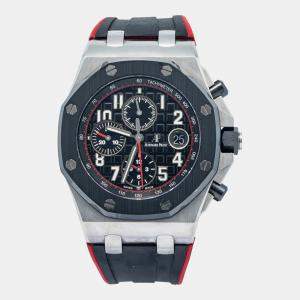Audemars Piguet Royal Oak Offshore 26470SO Automatic Black Stainless Steel Men's Wristwatch 42 mm