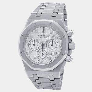 Audemars Piguet Royal Oak 25960BC.OO.1185BC.01 Automatic Silver 18k White Gold Men's Wristwatch 39 mm