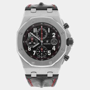 Audemars Piguet Royal Oak Offshore 26470ST Automatic Black Stainless Steel Men's Wristwatch 42 mm
