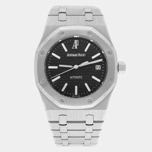 Audemars Piguet Royal Oak 15300ST Automatic Black Stainless Steel Men's Wristwatch 39 mm