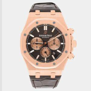 Audemars Piguet Royal Oak 26331OR.OO.D821CR.01 Automatic Brown 18k Rose Gold Men's Wristwatch 41 mm