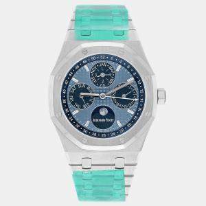 Audemars Piguet Royal Oak 26574ST.OO.1220ST.03 Automatic Blue Stainless Steel Men's Wristwatch 41 mm