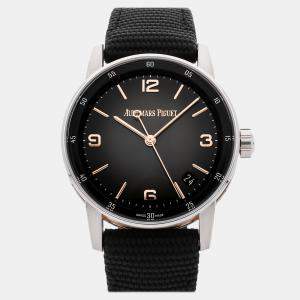 Pre Owned Pre-Owned Audemars Piguet Code 11.59 15210CR.OO.A002KB.01 Grey Automatic 18k White Gold, 18k Rose Gold Men's Wristwatch 41 MM