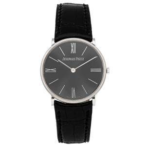 Audemars Piguet Grey Platinum Jules Audemars 14667PT.OO.A001CR.01 Men's Wristwatch 32 MM