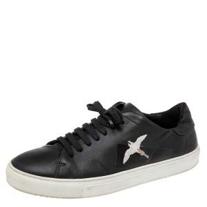 Axel Arigato Black Leather Lace Up Sneakers Size 42