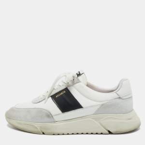 Axel Arigato Tricolor Suede, Canvas and Leather Low Top Sneakers Size 44