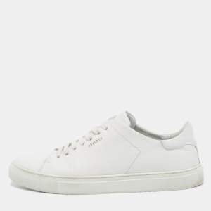 Axel Arigato White Leather Clean Low Top Sneakers Size 41