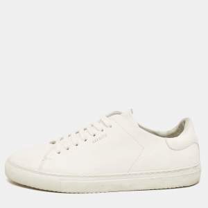 Axel Arigato White Leather Low Top Sneakers Size 43