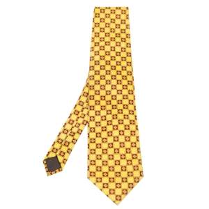 ربطة عنق بالنسياغا جاركار أصفر فينتدج تقليدية